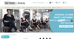 Desktop Screenshot of hairhealthbeauty.co.za